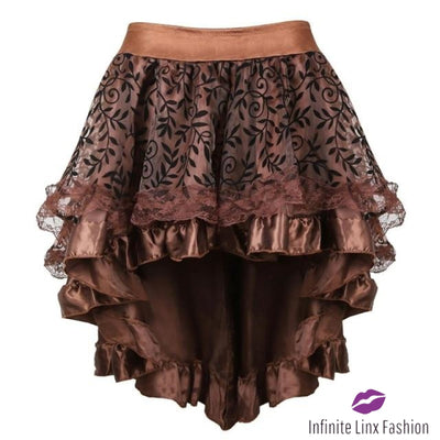 Belly Dancer Short Skirt Brown / Xxxl
