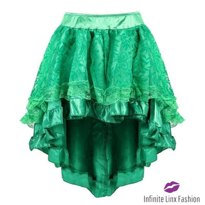 Belly Dancer Short Skirt Green / 6Xl