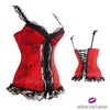 Lacy Black & Red Corset / S Chemise