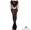 Thigh-High Garter Stocking Black Lace / One Size