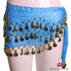 Belly Dancer Coin Belt Turquoise / One Size