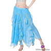 Belly Dancer Long Skirt Light Blue / One Size