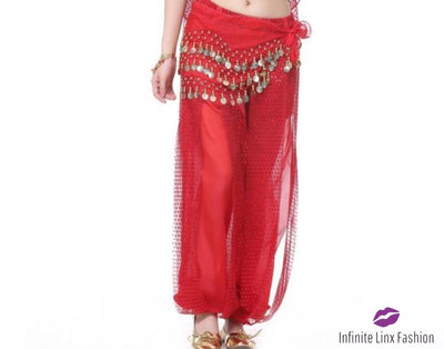 Belly Dancer Pants Red / One Size
