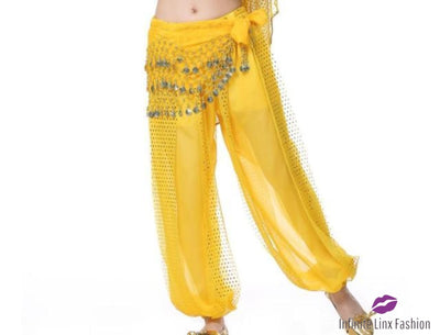 Belly Dancer Pants Yellow / One Size
