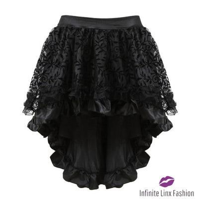 Belly Dancer Short Skirt Black / 4Xl