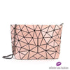 Geometric Cross Body Bag Chain Pink