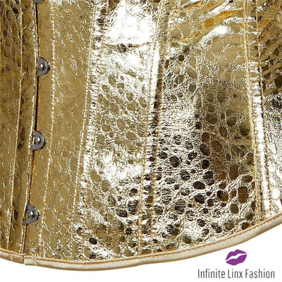 Gold Sequined Corset