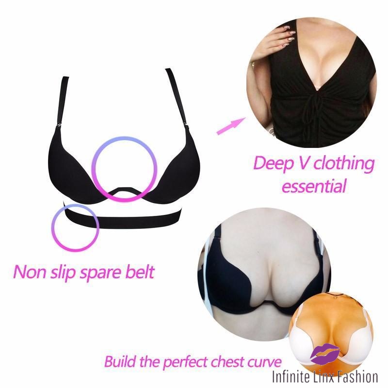 Sexy Low Cut Push Up Plunge New Bra Style 2022 With Open Back Invisible  Seamless Deep U Lingerie For Women Perfect For Weddings And Special  Occasions L220727 From Yanqin03, $21.62