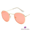 Small Frame Round Sunglasses Goldoceanred
