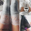 Thigh High With Lace Band