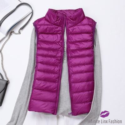 Ultralight Down Vest Purple / M